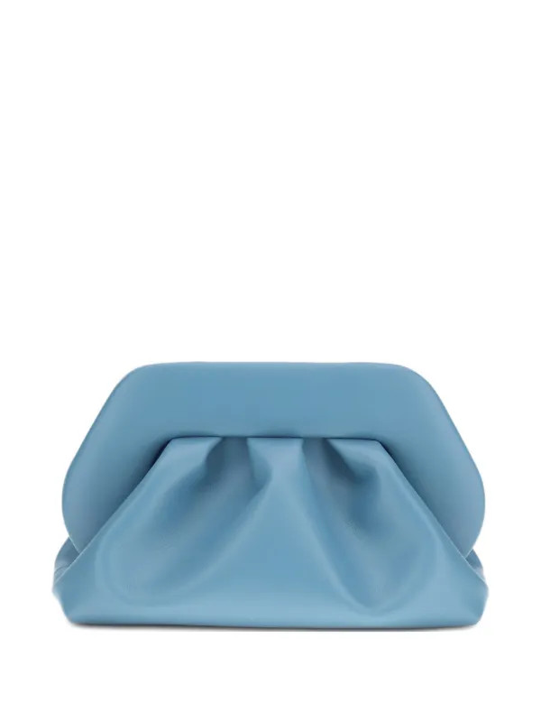 medium Bios gathered clutch bag | Farfetch Global