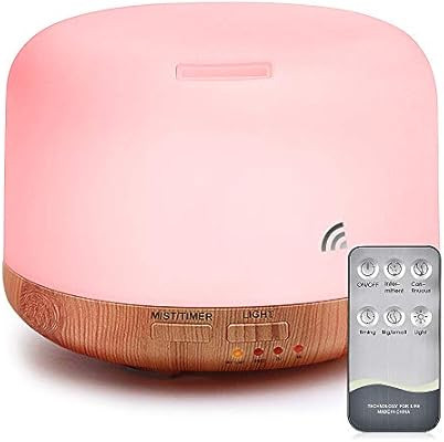 Essential Oil Air Mist Diffuser - Quiet Aroma Essential Oil Diffuser with Adjustable Cool Mist Hu... | Amazon (US)