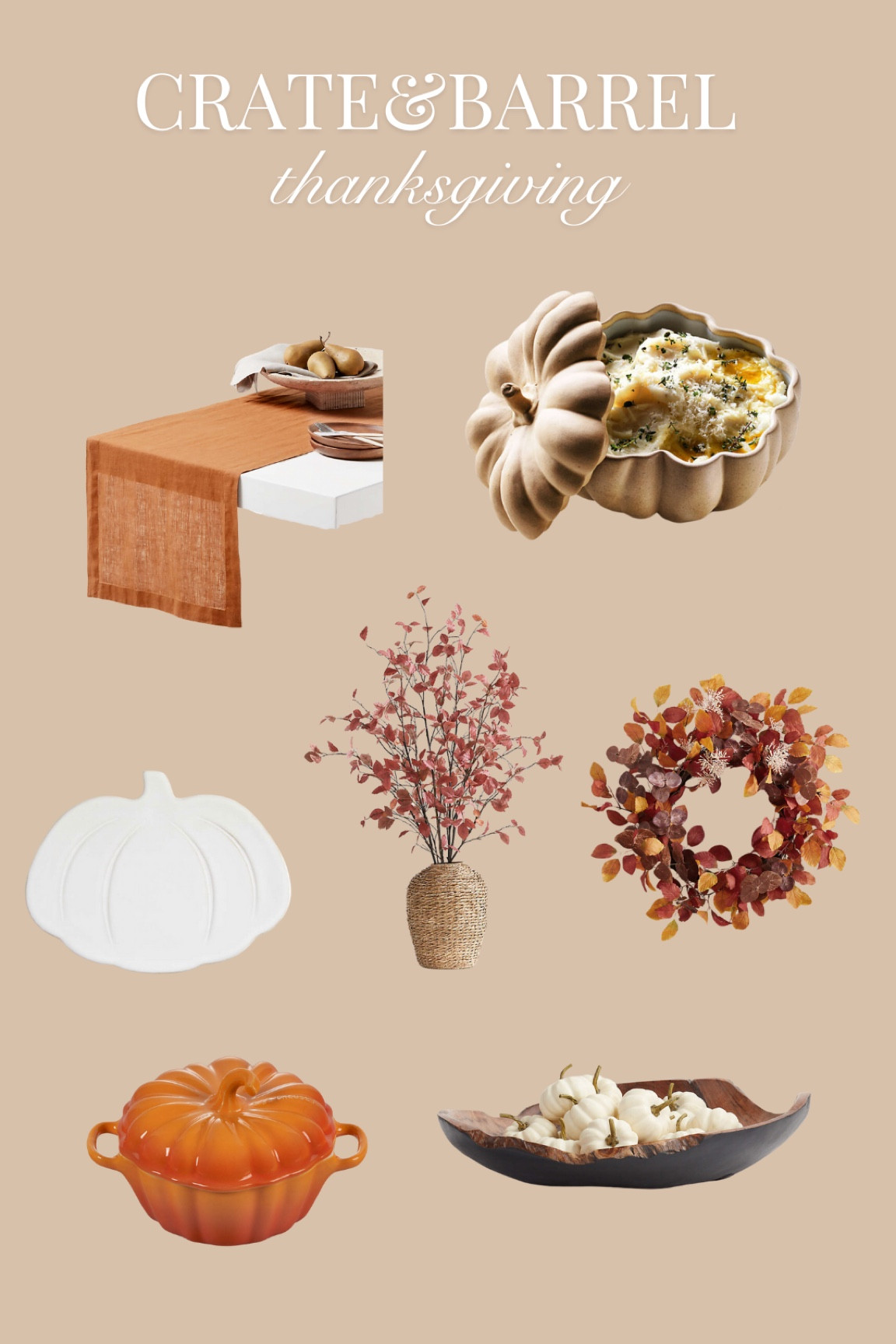 Some of my top picks from the Crate&Barrel Thanksgiving collection 🦃 

#LTKSeasonal #LTKHome #LTKHoliday