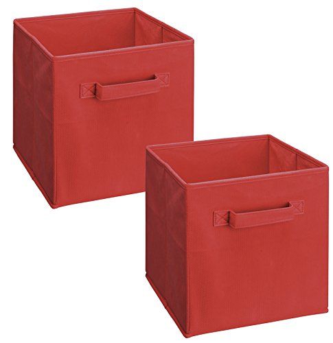 ClosetMaid 18656 Cubeicals Fabric Drawer, Red, 2-Pack | Amazon (US)
