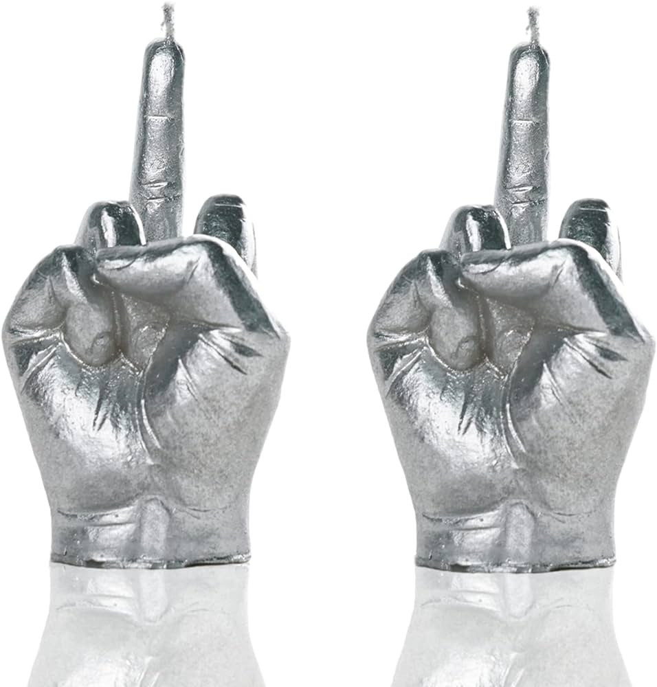 LPUSA 2 Pieces Middle Finger Candles Danish Pastel Room Aesthetic Aromatherapy Natural Soy Wax De... | Amazon (US)