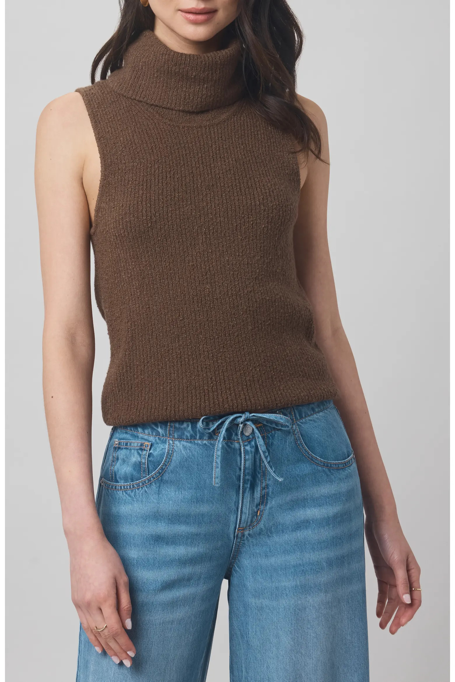 Splendid x @cellajaneblog Sleeveless Turtleneck Sweater (Women) | Nordstromrack | Nordstrom Rack