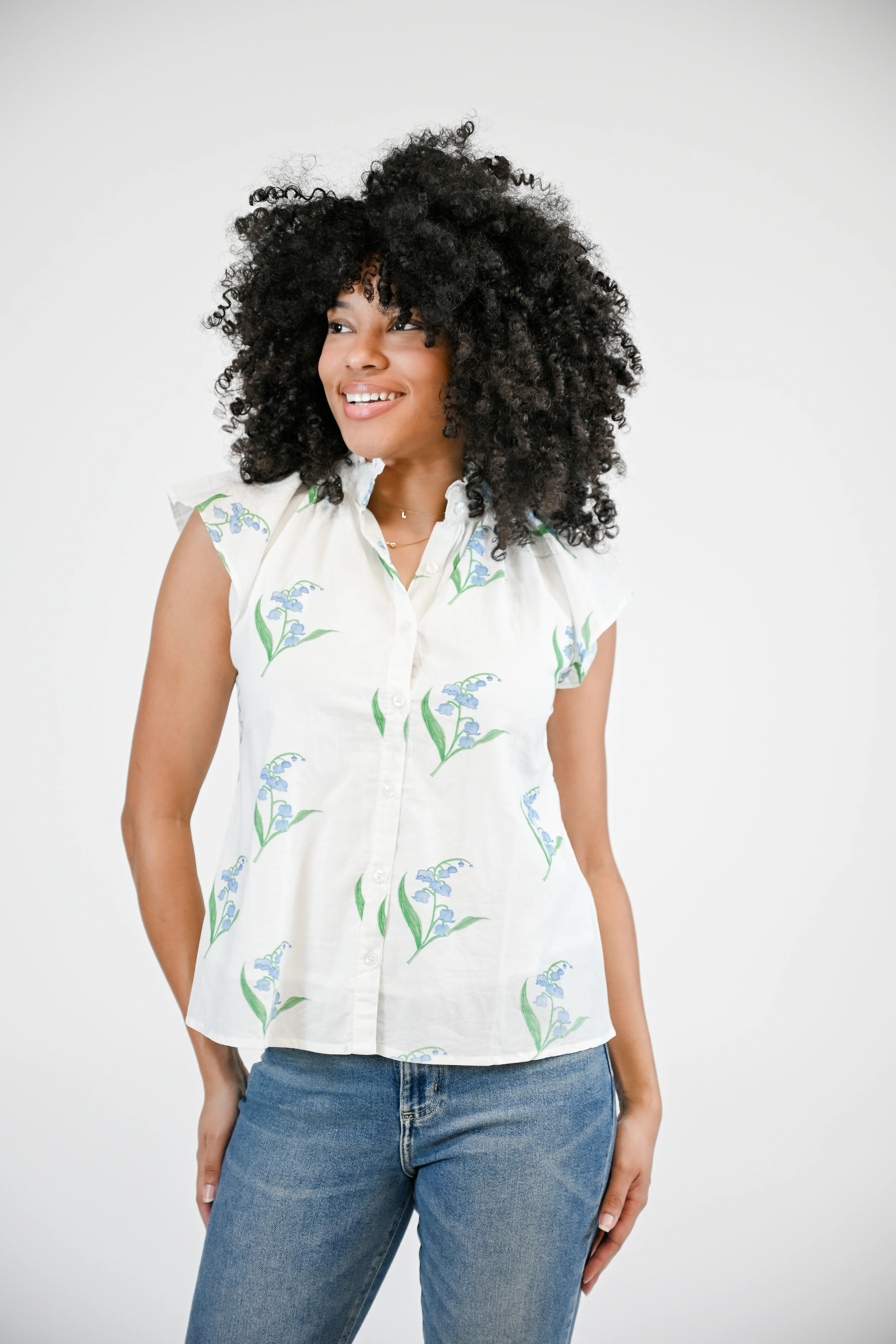 Bays Blouse | Lily of the Valley | Victoria Dunn LLC