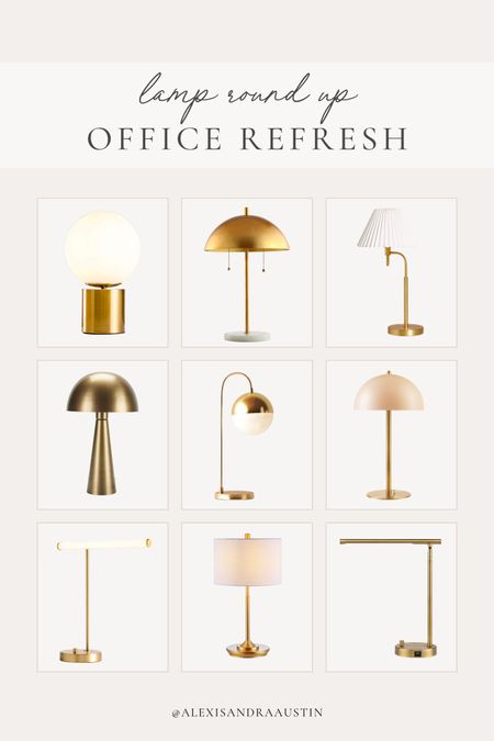 My fave lamp finds for the office! Loving the gold detail to incorporate onto my desk

Home finds, office refresh, desk lamp, gold detail, trendy lamp, dome lamp, metal lamp, spring refresh, office details, metal arch lamp, Amazon Prime, Target, West Elm, Wayfair, table lamp, globe lamp, gold detail, shop the look!

#LTKSeasonal #LTKhome #LTKstyletip