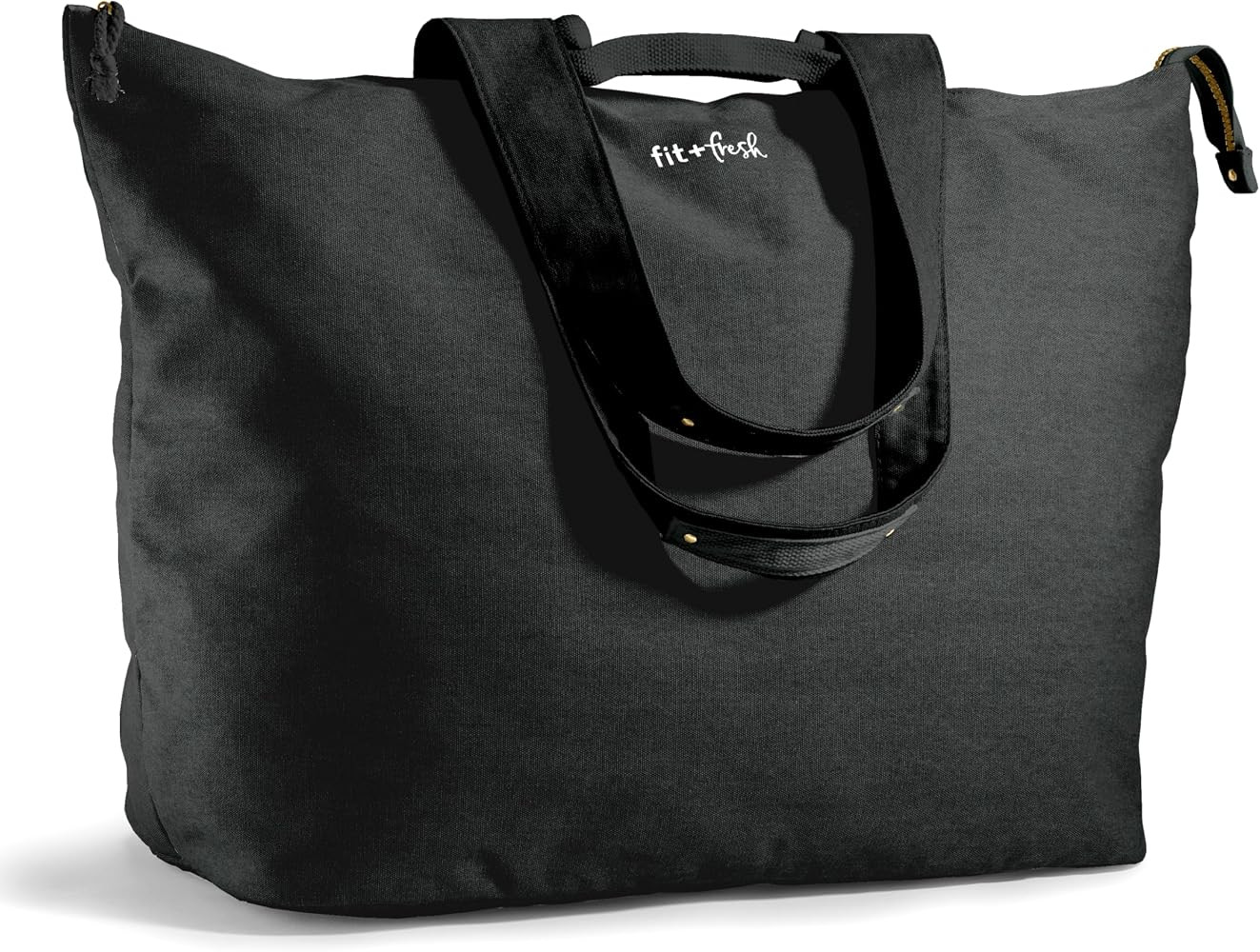 Fit & Fresh Large Beach Bag for Women - Extra Large Travel Tote With Pockets | Amazon (US)