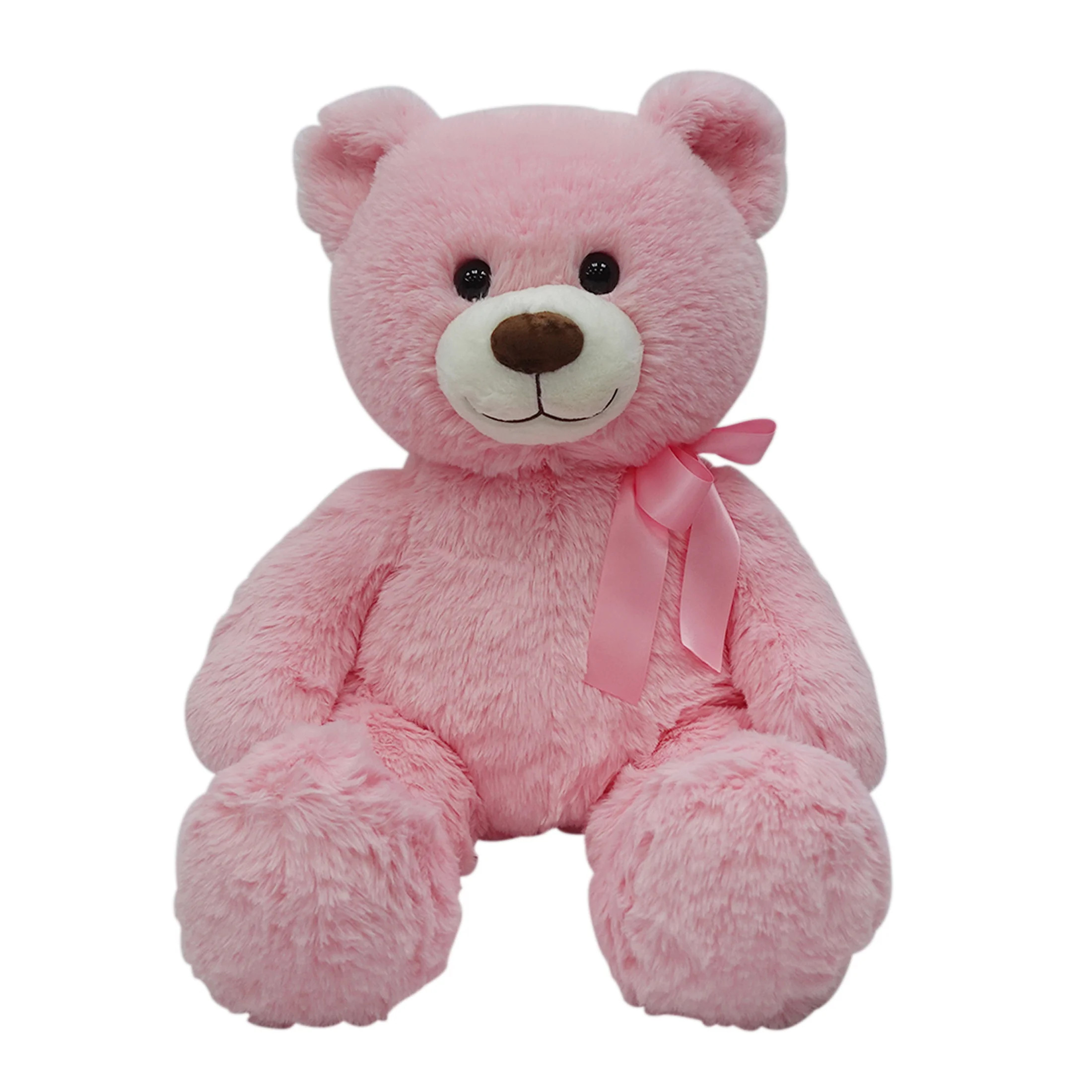 Jumbo Bear Plush, Pink, 19", Valentine's Day by Way To Celebrate | Walmart (US)