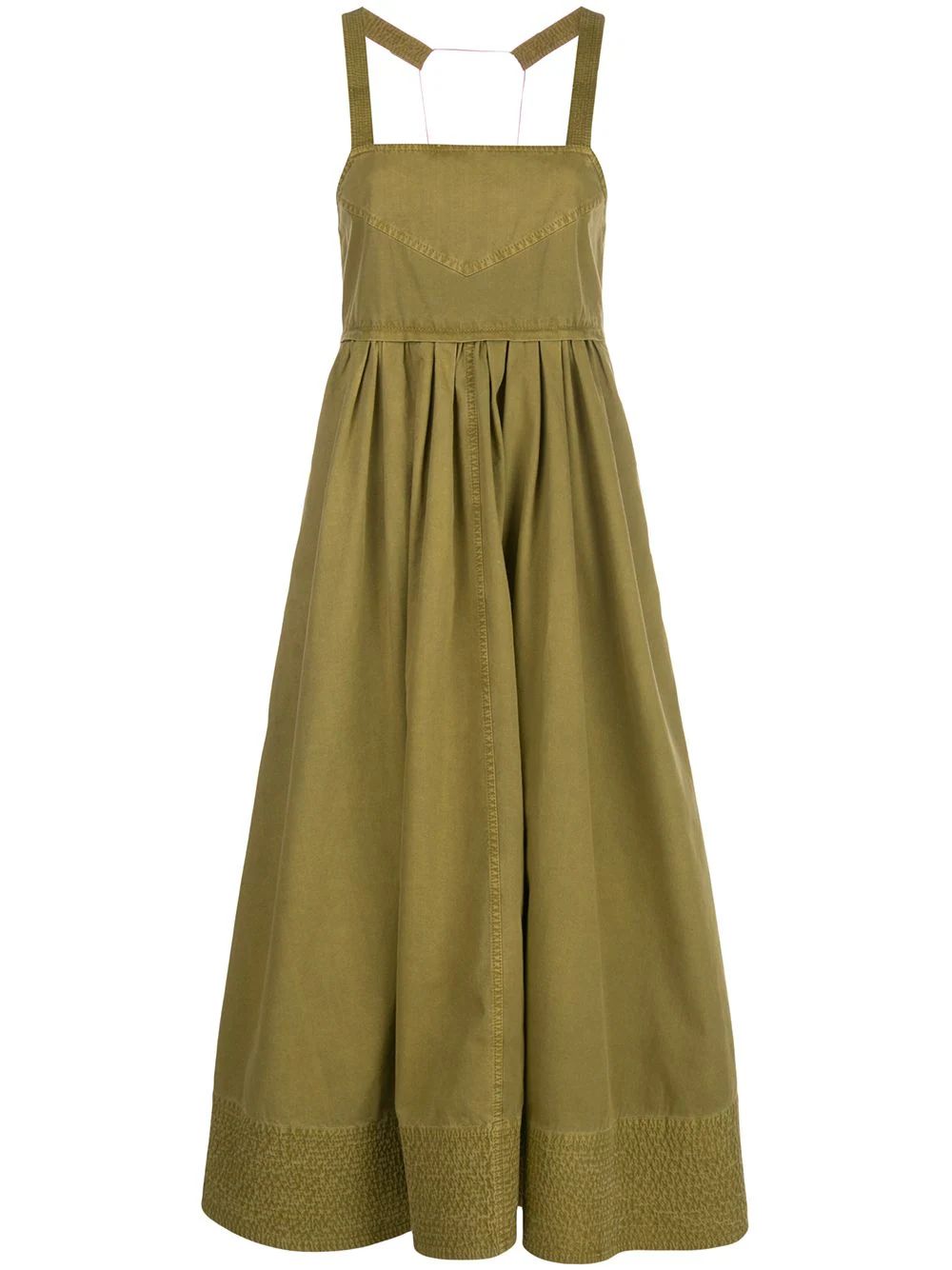 mid-length apron dress | Farfetch (US)