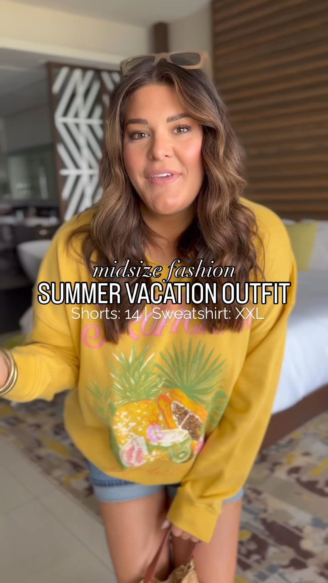 Vacation outfits but make them cute, comfy, and under budget ✨🌴

Sweatshirt: XXL
Shorts: 14

This is my go-to “bop around the resort” look when it cools off at night—lightweight, cozy, and still put together 👏🏼 The oversized graphic sweatshirt + denim shorts combo is that girl for easy vacation style, and YES… it’s mostly from Walmart 🙌🏼

If you’re packing for a trip or just want effortless everyday outfits that don’t break the bank, this one’s a must 👀

#WalmartFashion #AffordableStyle #VacationOutfits #casualchicstyle #ResortWear


#LTKTravel #LTKgrwm #LTKMidsize