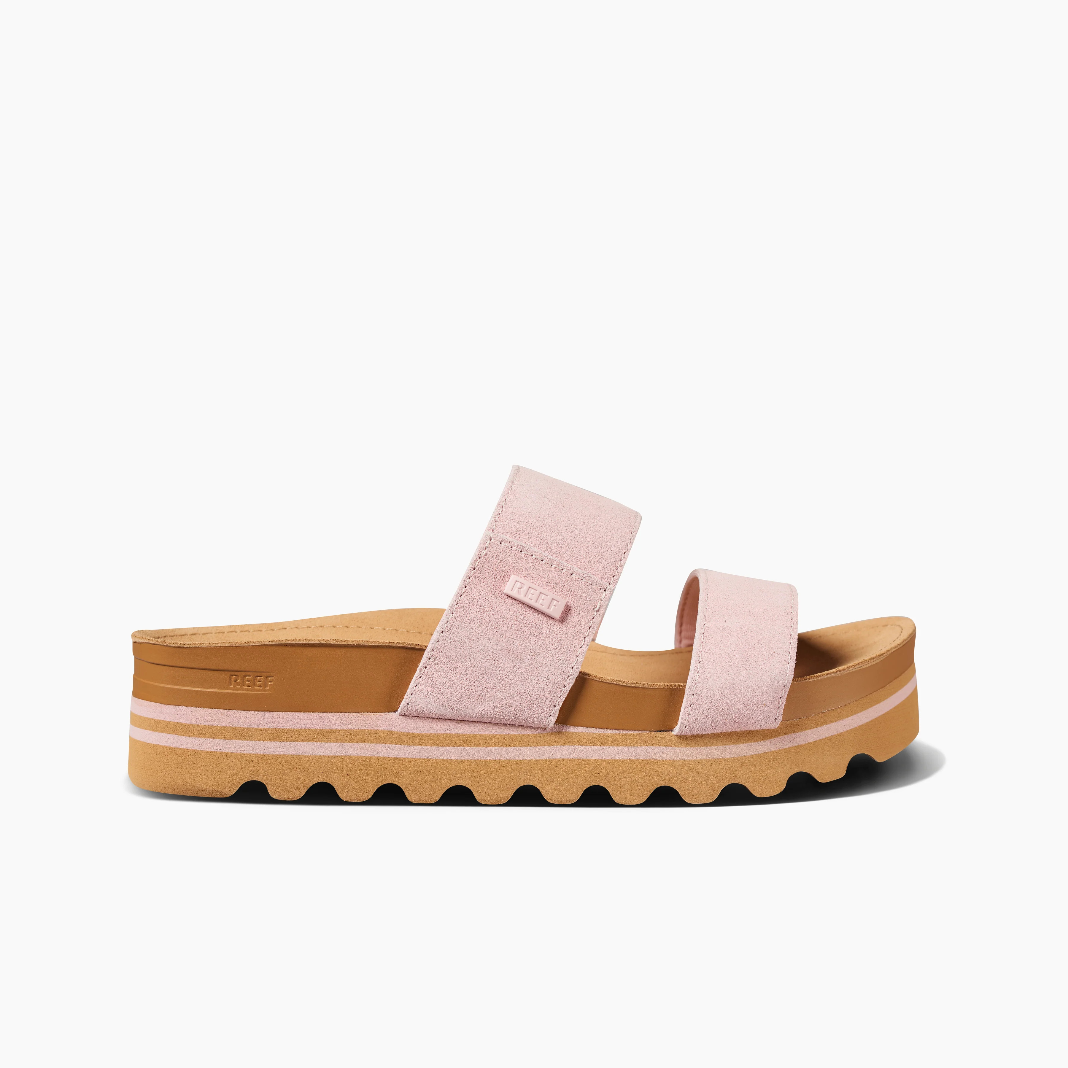 Women's Cushion Vista Hi Slides in Lotus Suede | REEF® | Reef