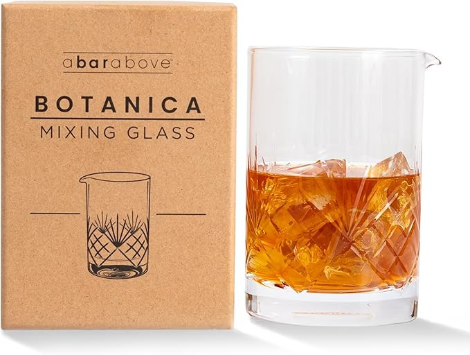 A Bar Above Cocktail Mixing Glass, Botanica Enhanced Annealed Lead-Free Crystal Stirring Pitcher,... | Amazon (US)