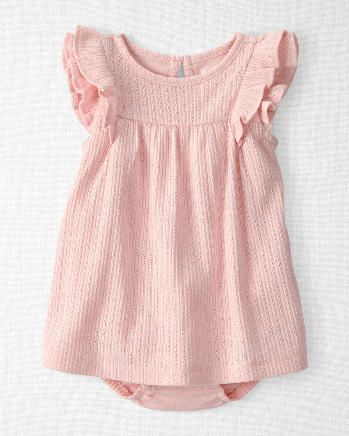 Baby Girl Pointelle Bodysuit Dress Made with Organic Cotton | Carter's Inc