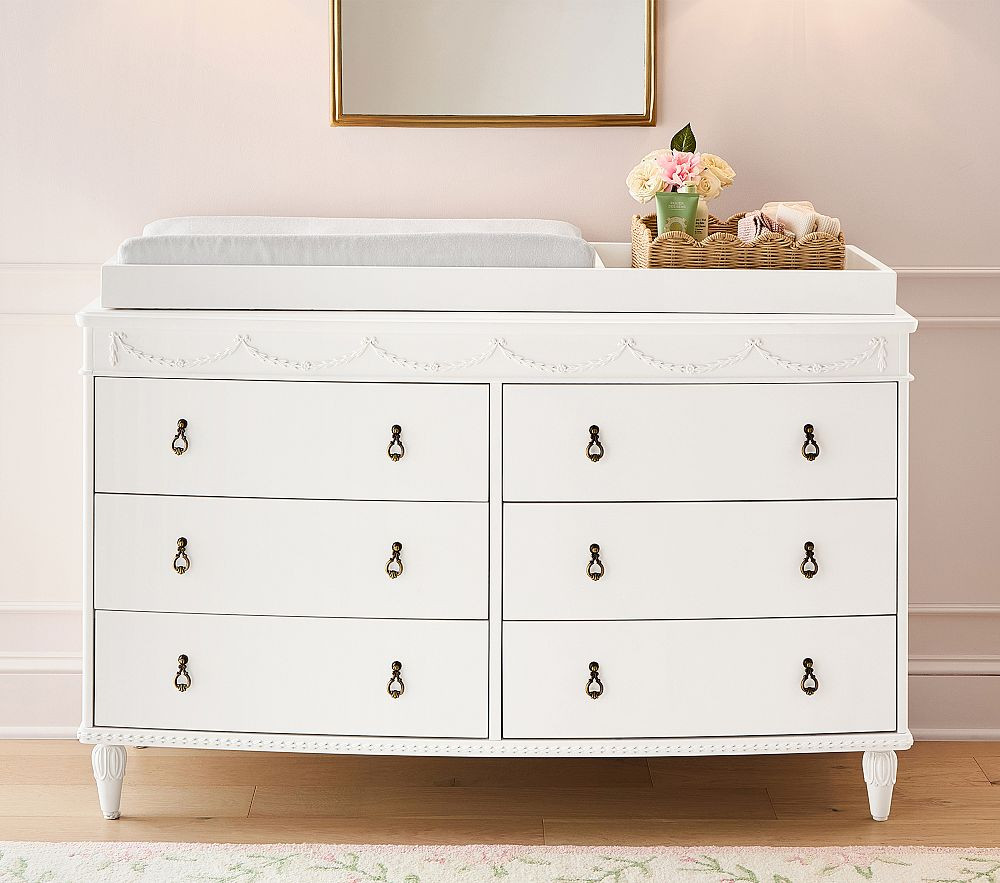 Adeline 6-Drawer Dresser & Topper (56w x 21d") | Pottery Barn Kids