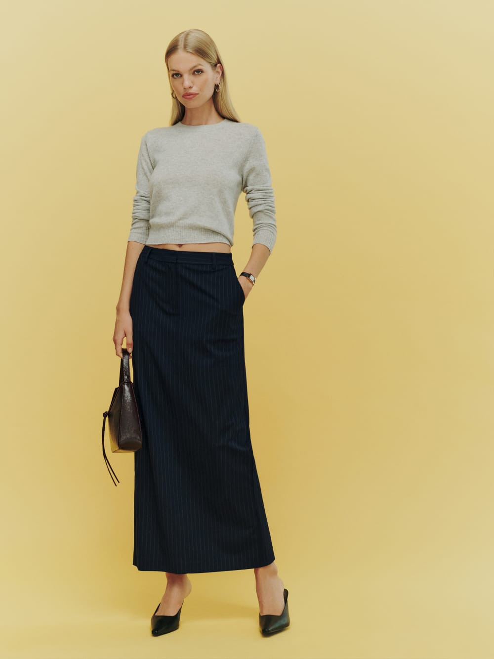 Cairo Mid Rise Maxi Skirt | Reformation (Global)