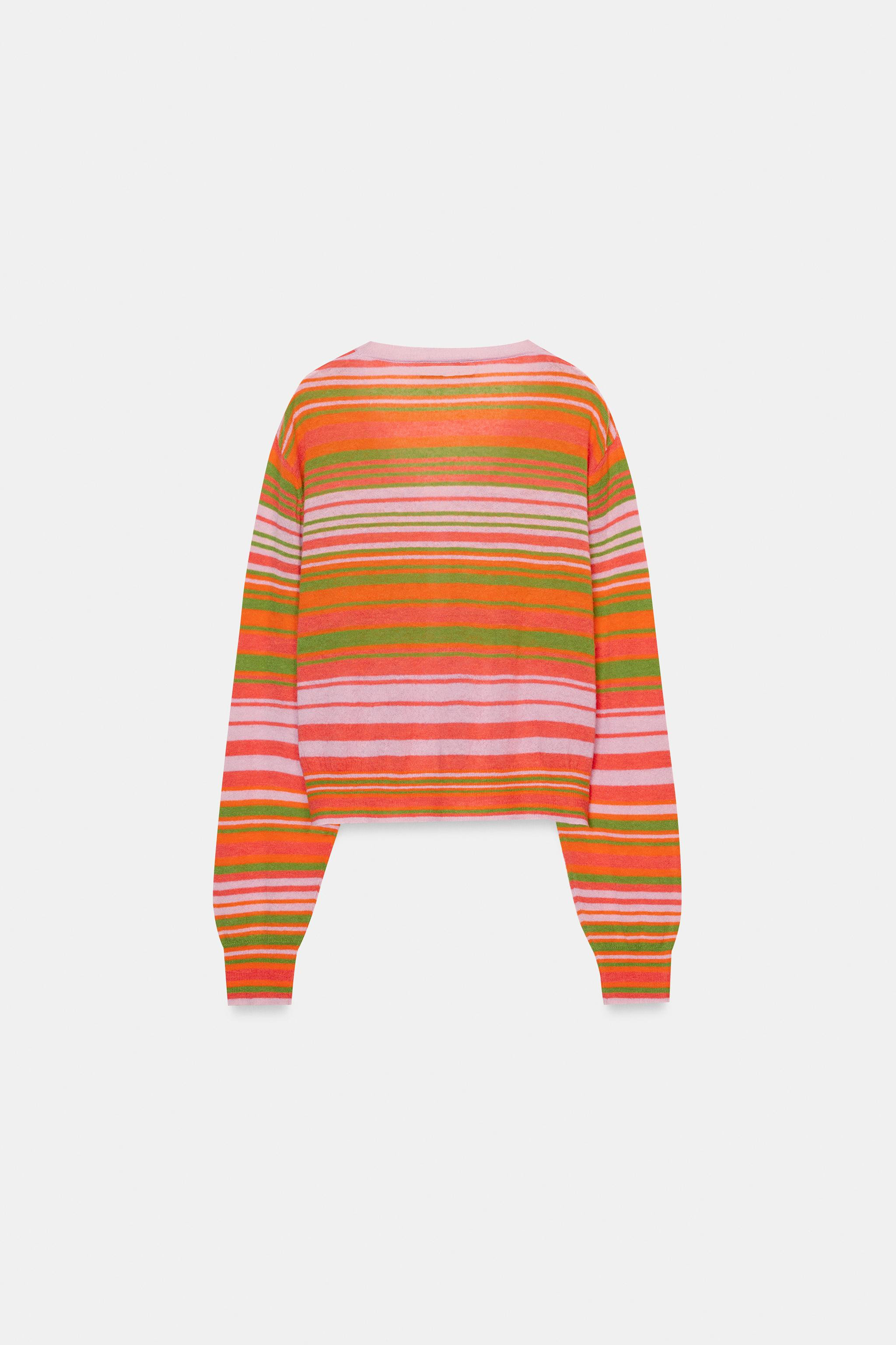 STRIPED CARDIGAN | Zara US