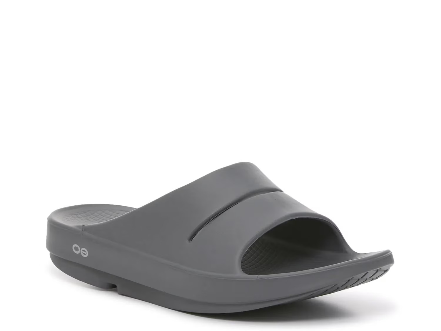 OOFOS OOahh Slide Sandal | Women's | Grey | Size 5 | Sandals | Athletic | DSW
