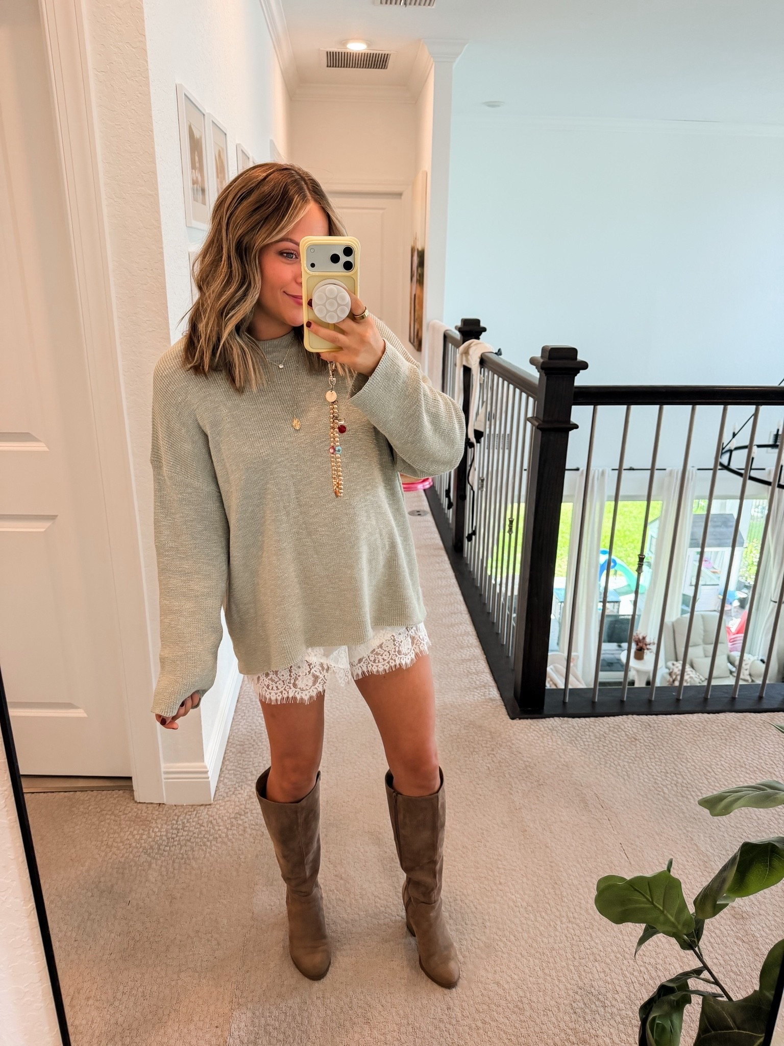 I’m all about the satin lace shorts! 
Size small in top 
Size medium shorts

#LTKootd #LTKSeasonal #LTKBump
