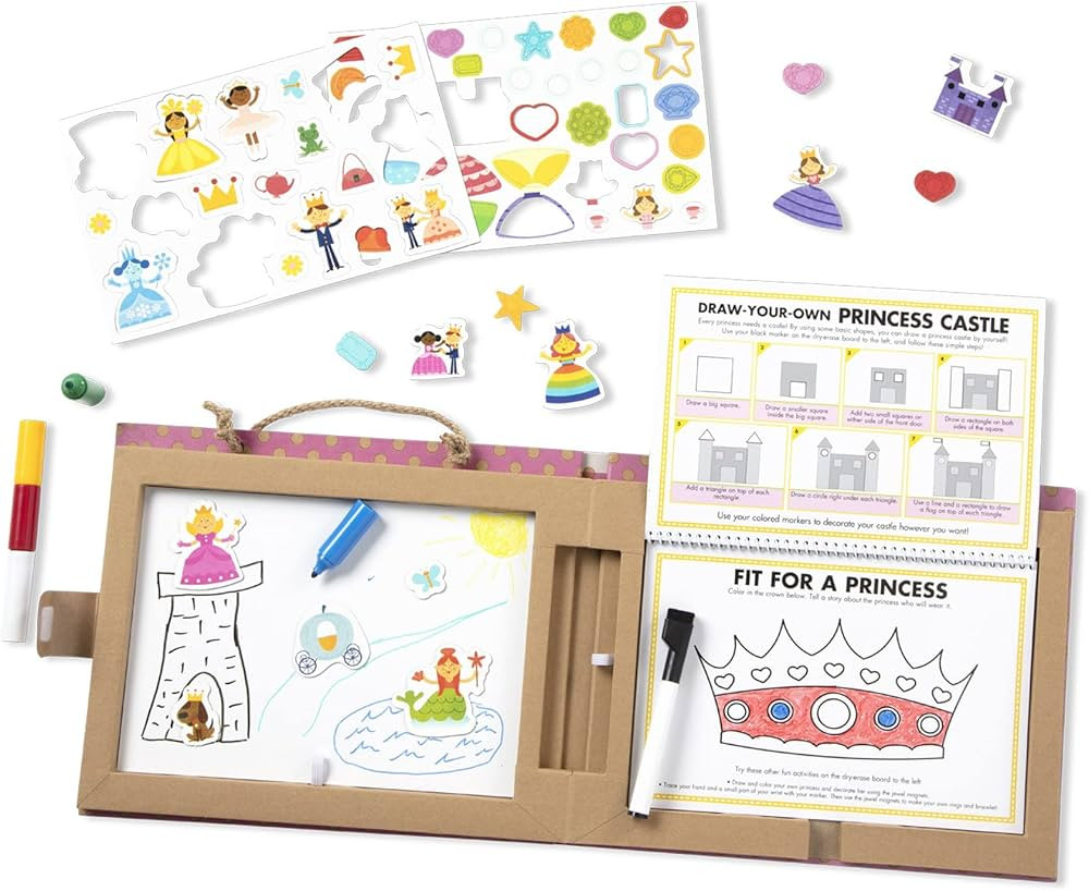 Melissa & Doug Play, Draw, Create - Princess | Amazon (US)