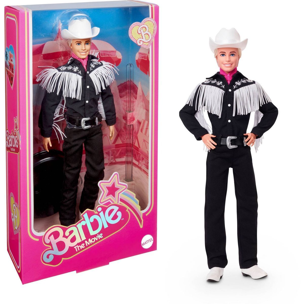 Barbie The Movie Collectible Ken Doll Wearing Black and White Western Outfit (Target Exclusive) | Target