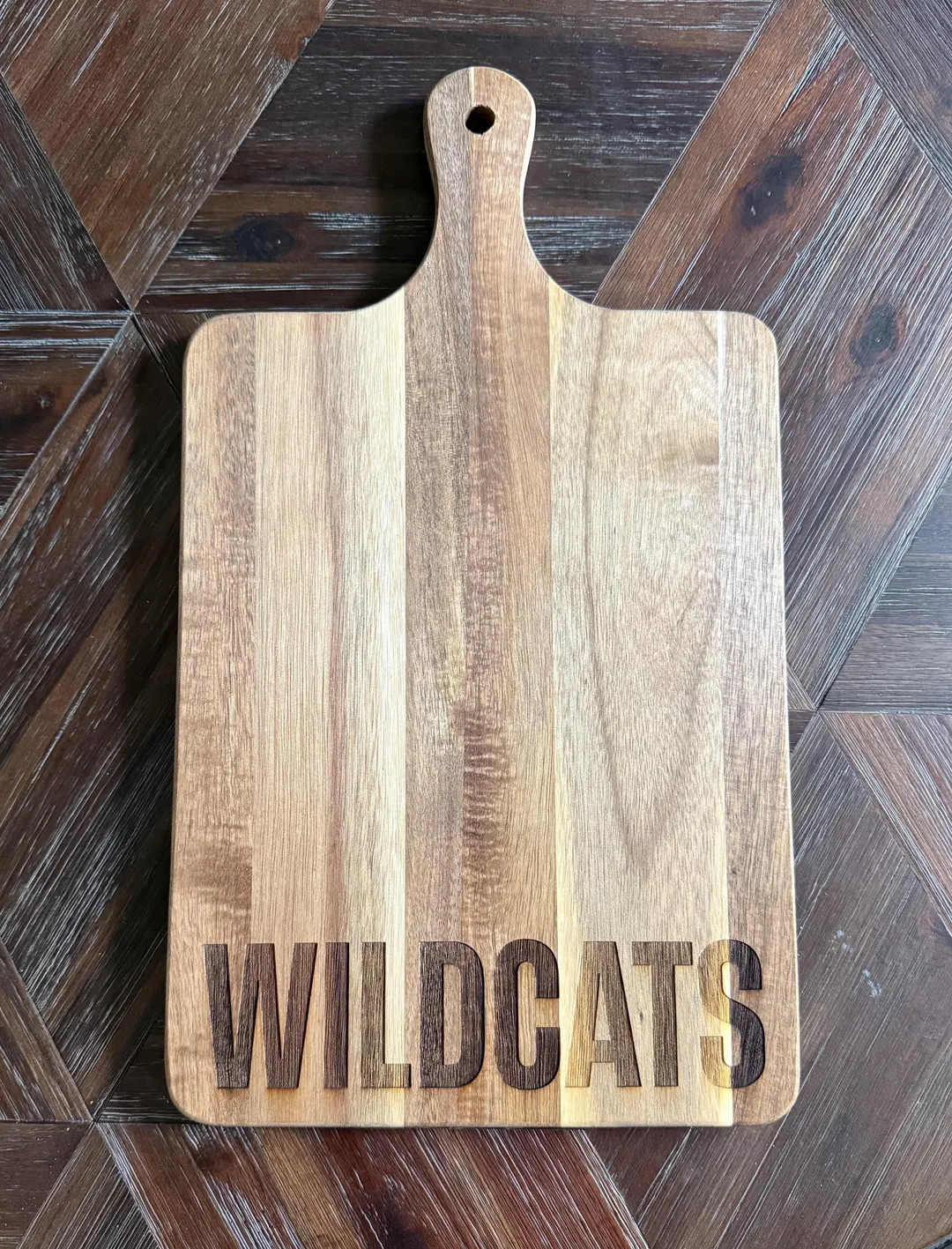 Kansas State Wildcats Charcuterie Board – K-State Serving Tray, Acacia Wood Cutting Board, Tail... | Etsy (US)