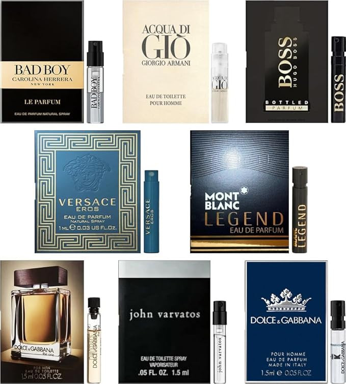 Men's Designer Fragrance Sampler (8 count) | Amazon (US)