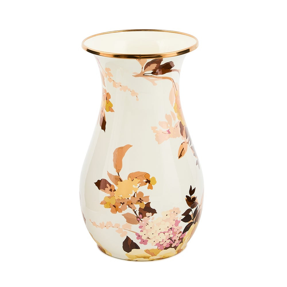 Wild Rose White Tall Vase | MacKenzie-Childs