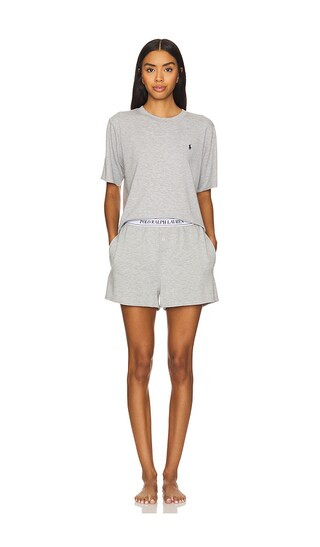 Pajama Set in Heather Grey | Revolve Clothing (Global)