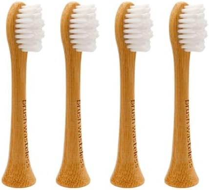 Bamboo Electric Toothbrush Heads (4-Pack) | Philips Sonicare Compatible, Soft Bristles, Eco-Frien... | Amazon (US)