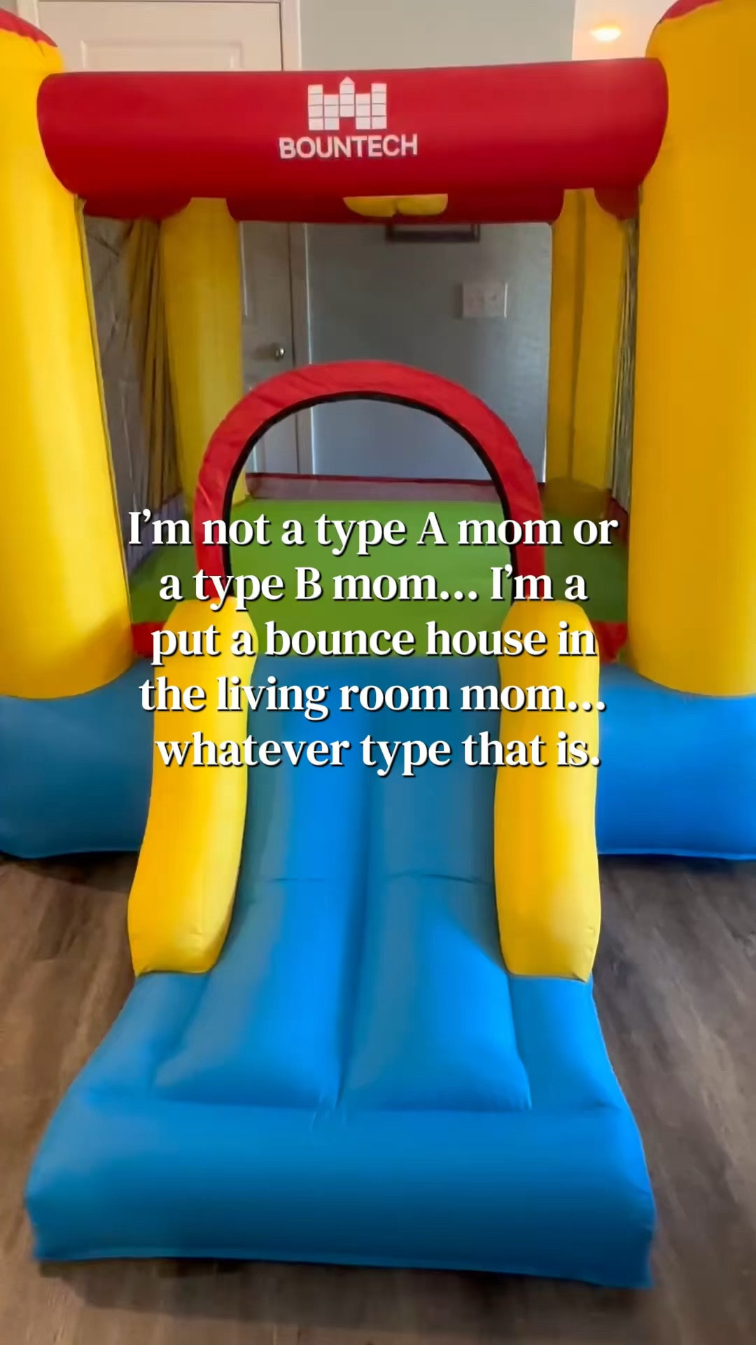 Whatever type that is… it’s me.🤣😅😮‍💨 

This bounce house is the perfect size for living rooms, basements, or playrooms. It’s super budget friendly as far as bouncy houses go and it’s 🔗 in this video if you wanna check it out for your kiddo!


#LTKKids #LTKdayinmylife #LTKmomlife