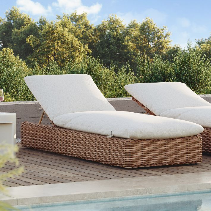 Westport Outdoor Chaise Lounge | West Elm (US)