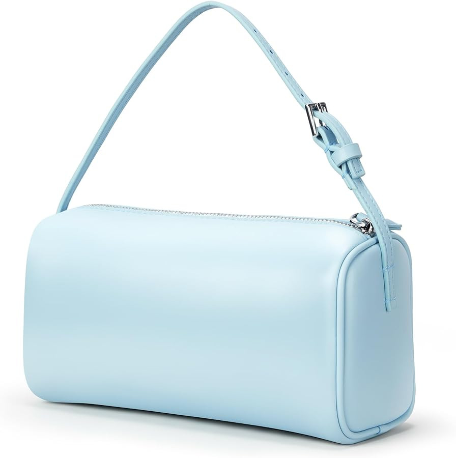 Hobo Crossbody Bags For Women,Vegan Leather Barrel Bag For Ladies,Designer Mini Pruse With Adjust... | Amazon (US)