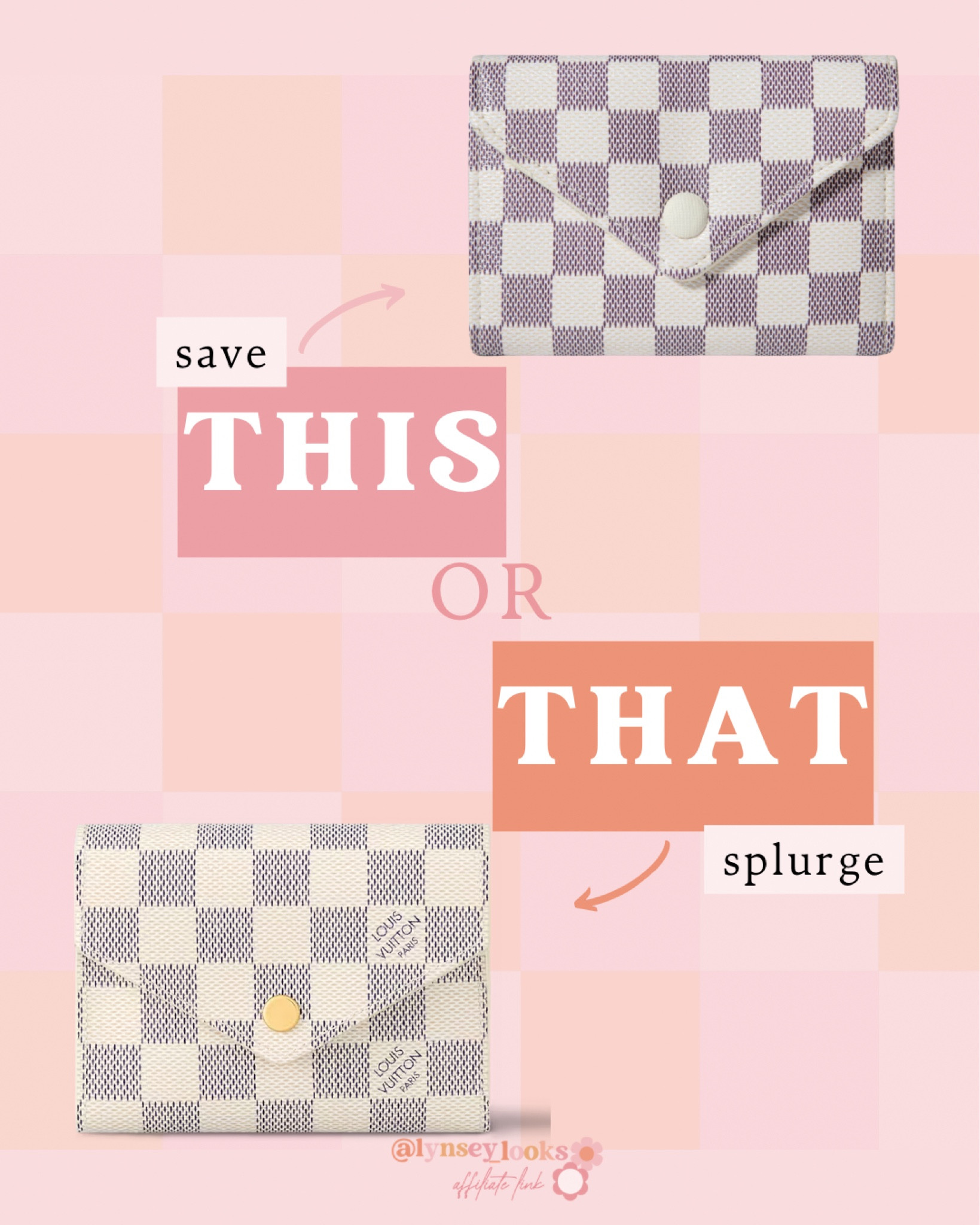 Save or Splurge 💸  Designer Inspired Looks For Less! 👏🏼 

 Designer Inspired | Designer Inspired Looks | Look For Less | Designer Inspired Purses | Designer Inspired Products | Dupe Alert | Dupes | Designer Dupe | 

#LTKTravel #LTKFindsUnder50 #LTKItBag