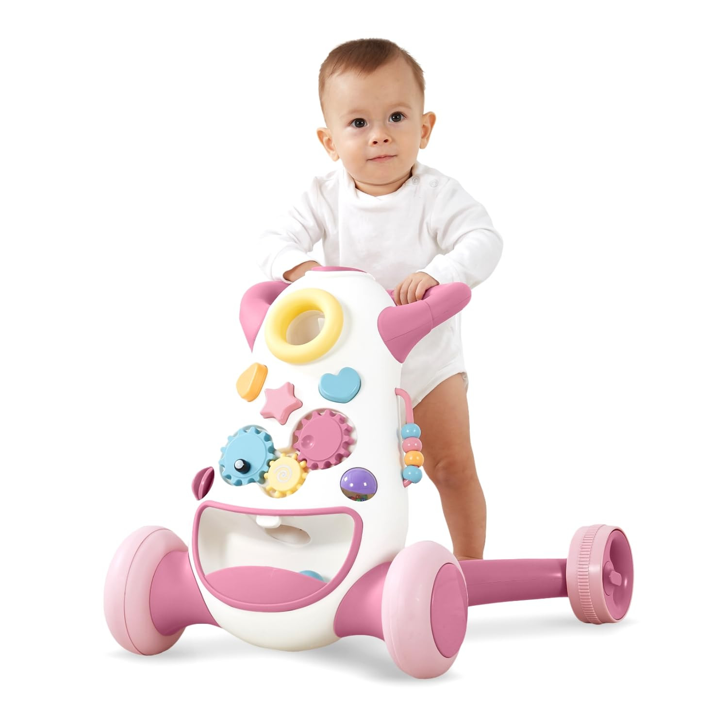 KÜB Baby & Toddler Push Walker, Interactive Sound & Light Effect Musical Montessori Activity Cen... | Amazon (US)