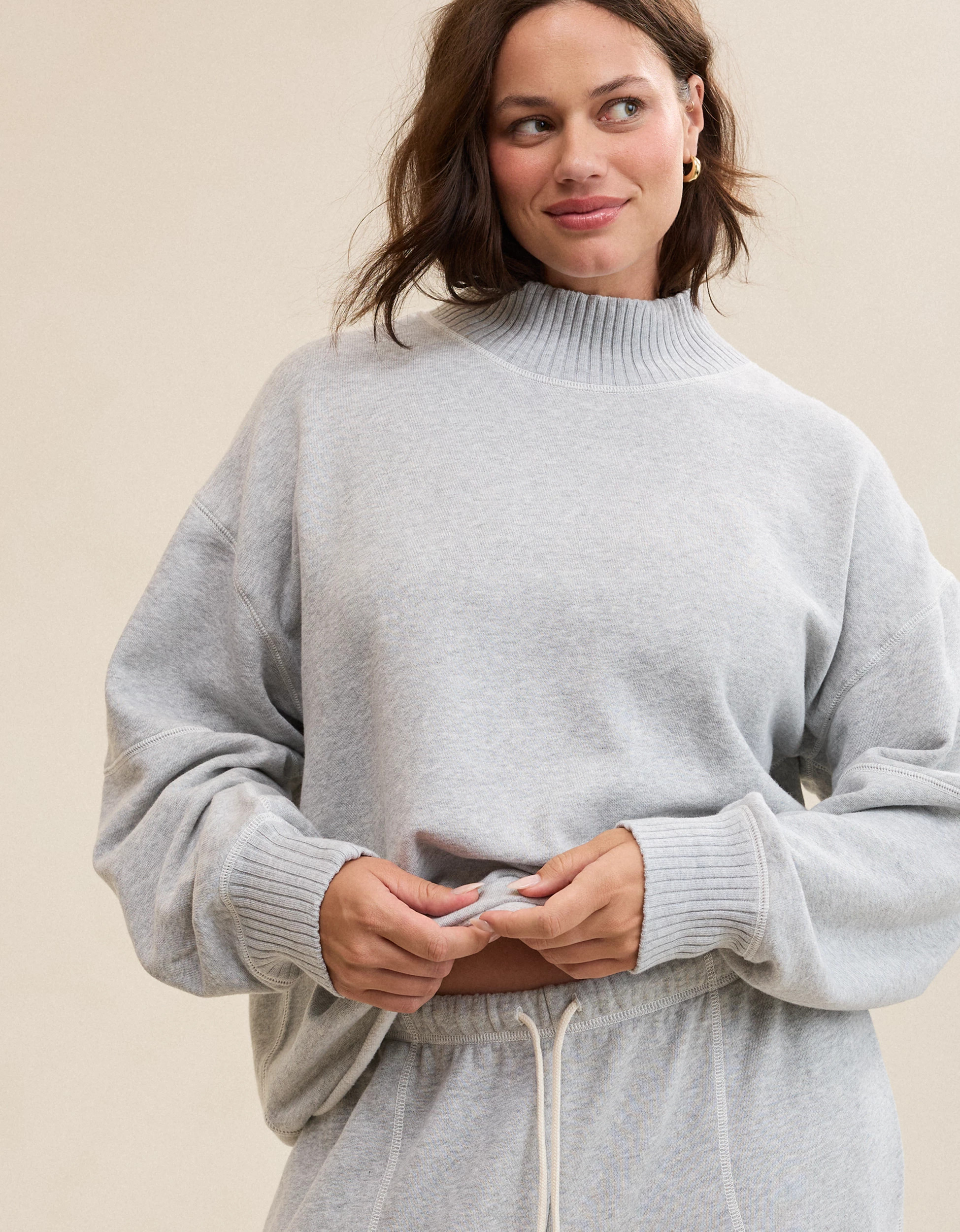 Aerie Layover Mockneck Sweatshirt | Aerie