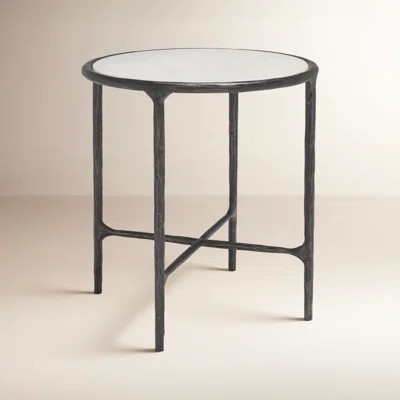 Evelynn Glass Cross Legs End Table | Wayfair North America