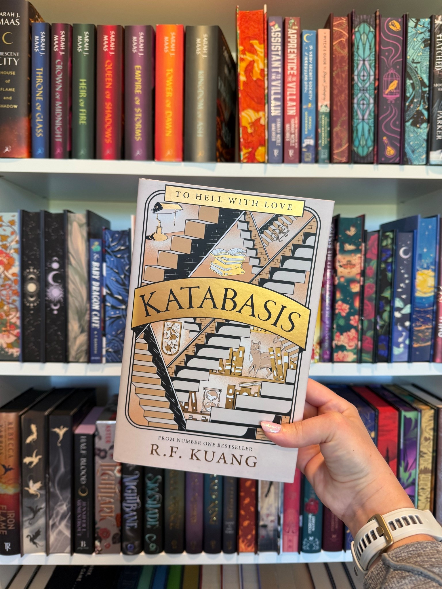 Katabasis by R. F. Kuang is first up on my reading list for September! A dark academia fantasy, this book follows a graduate student as she journeys into hell to follow her professor.

#books #fantasybooks #tbr