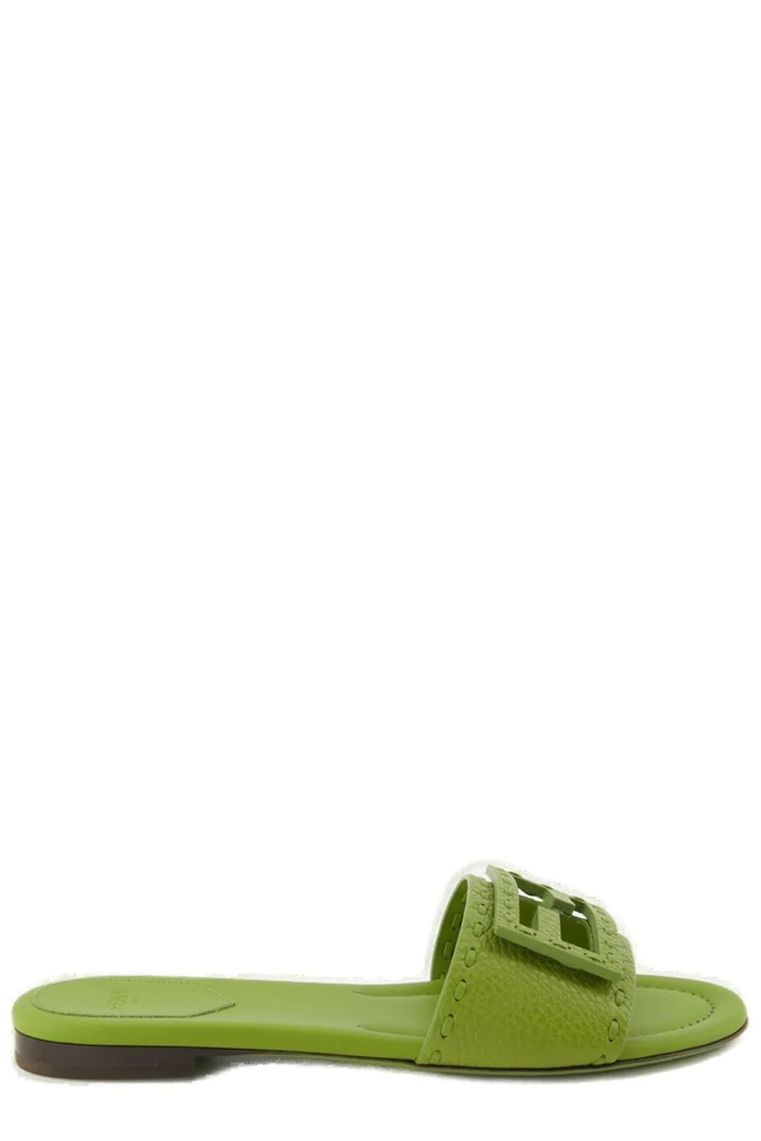 Fendi Baguette FF Slip-On Slides | Cettire Global