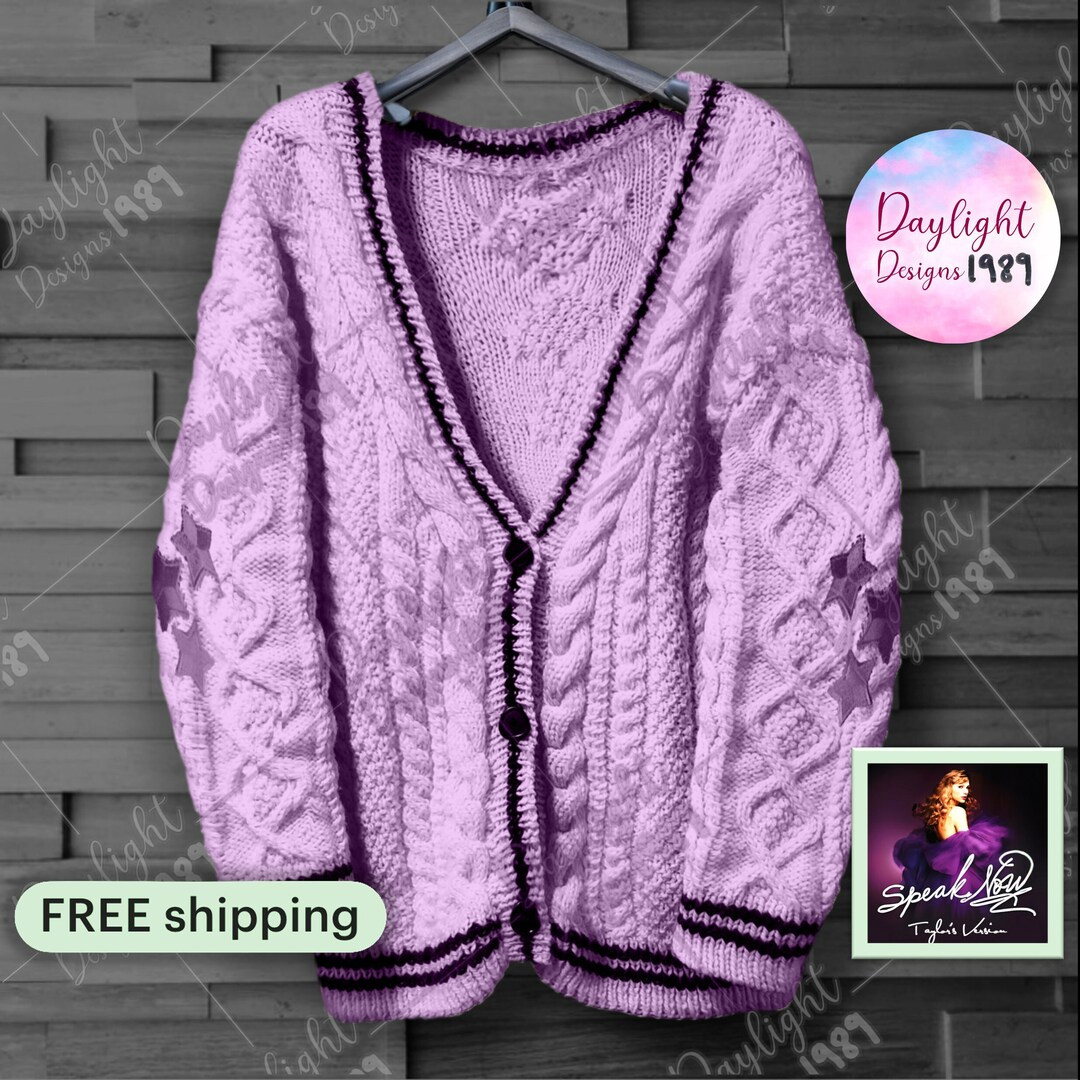 Taylor Swift Cardigan Taylor Swift Speak Now Cardigan Speak - Etsy | Etsy (US)