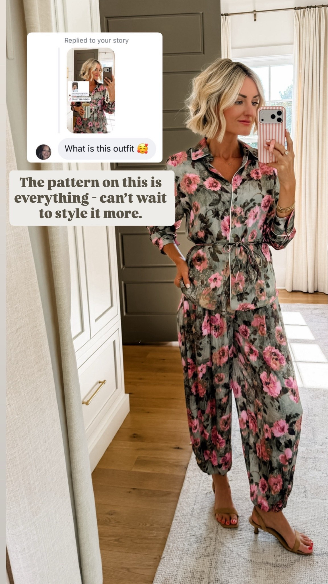 Love this unique matching set from Zara! The pink and sage green combo is so pretty, I’ve been mixing and matching both pieces! Wearing XS in both

Loverly grey, Zara, floral set, fall outfit inspo, fashion finds, pant set, balloon statement pants, outfit ideas for girls night

#LTKSeasonal #LTKootd