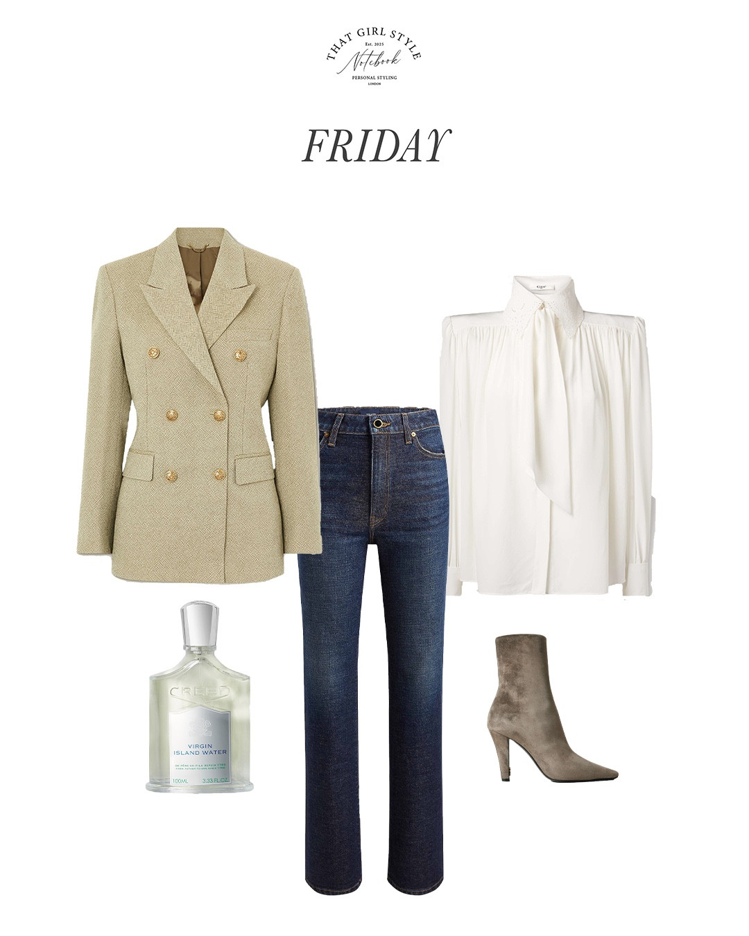 Look 103 | Blazer Golden Goose, Jeans Khaite, Blouse Chloé, Boots Saint Laurent

#LTKluxury #LTKwinter #LTKstyletip