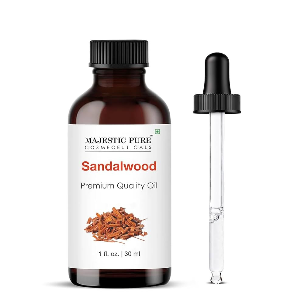 Majestic Pure Sandalwood Essential Oil with Glass Dropper - 1 Fl Oz - 100% Pure and Natural Sanda... | Amazon (US)