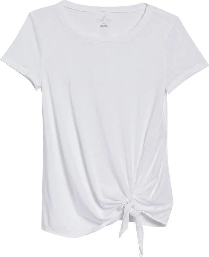 Burnout Side Tie T-Shirt | Nordstrom Rack