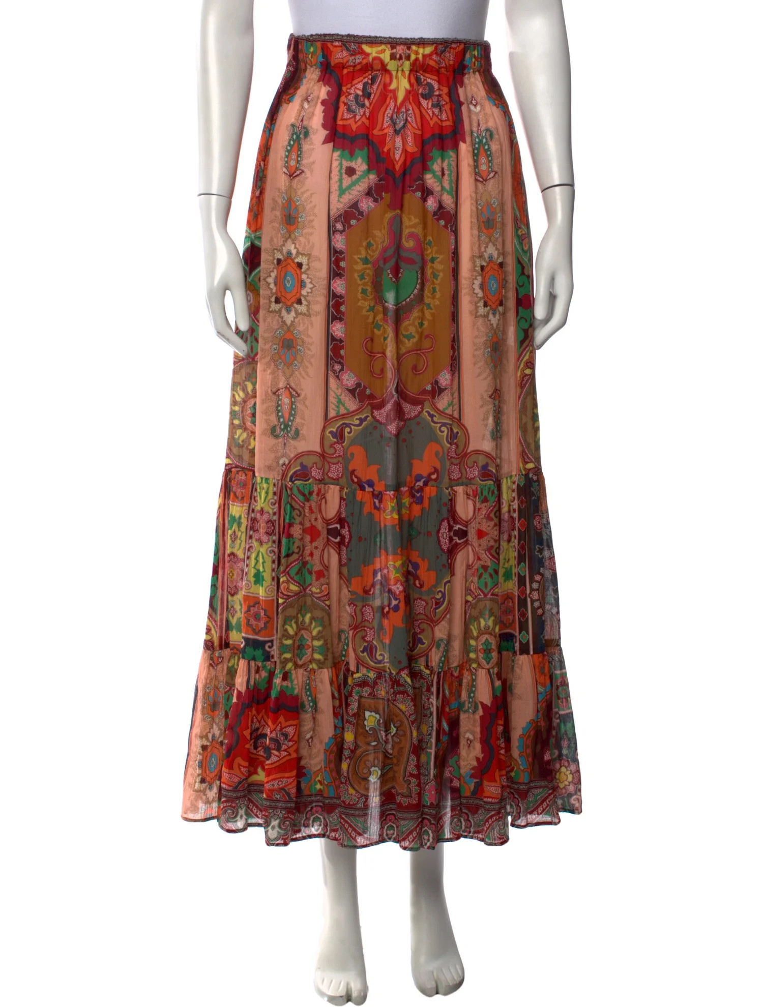 Etro Patterned Long Skirt | The RealReal