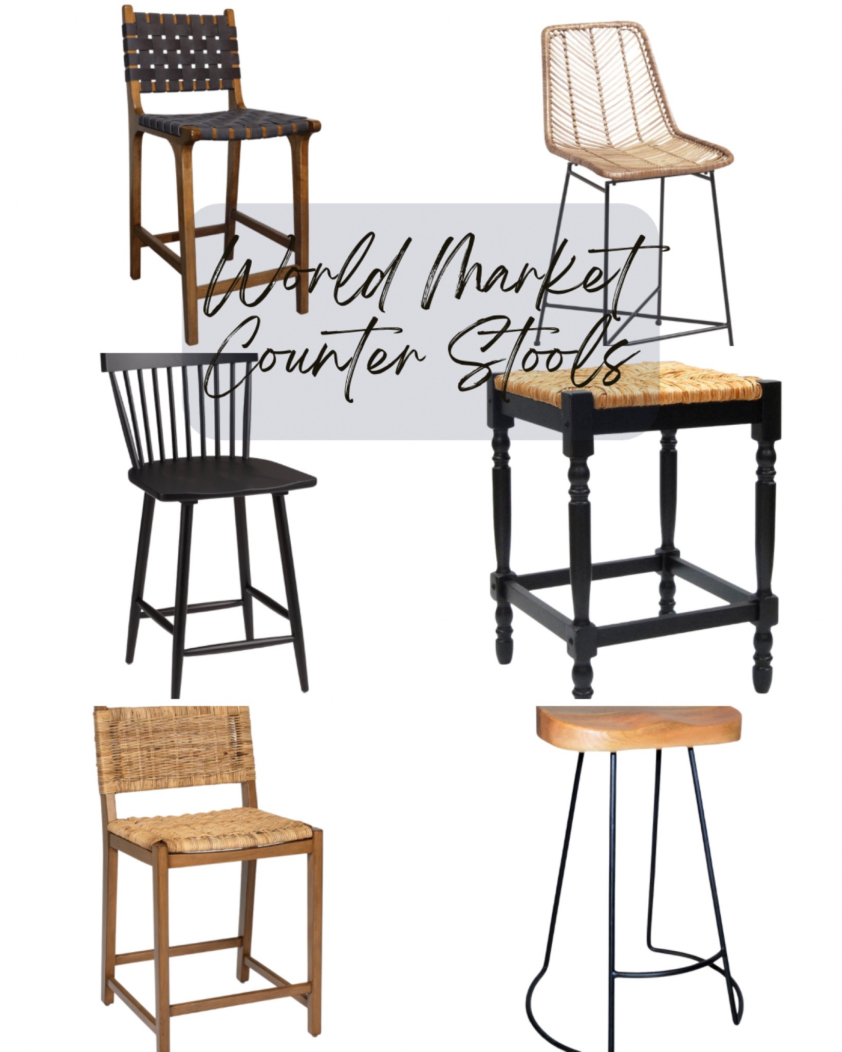 World Market counter height stools. 

#LTKSeasonal #LTKsalealert #LTKhome