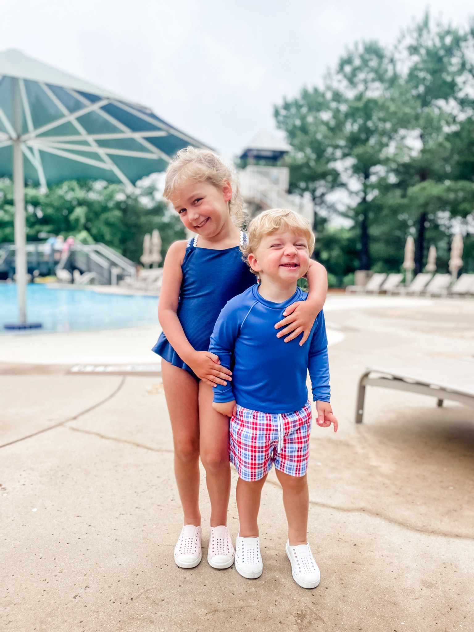 Shop 35% off Beaufort Bonnet red, white, and blue with code: STARSTRUCK

Both their swimsuits are TBBC ( Rash guard is Produh -linked here). 

Click above to shop!

Swim | one piece | trunks | summer | sale | red | white | blue | plaid | bows | ruffles | kid | toddler | boy | girl

#LTKSwim #LTKKids #LTKSaleAlert