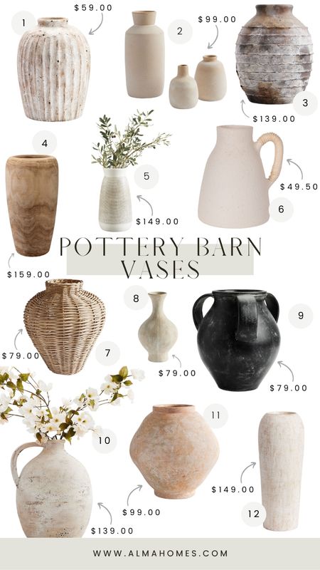 Pottery Barn has the best vase options to incorporate into your decor! Perfect time to grab a few for all of the Spring blooms! 

#LTKFind #LTKSeasonal #LTKhome