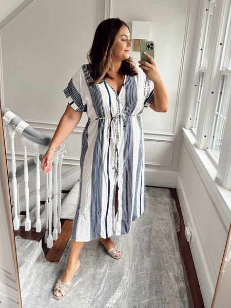 This dress is great for the beach, pool, brunch, and lunch all summer long. Wearing size XL. Use code CARALYN at checkout with Dolce Glow. 

#LTKSeasonal #LTKSwim #LTKMidsize