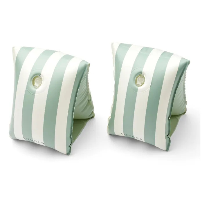 Bracciali gonfiabili Shirley | Stripe Peppermint/Creme de la creme | Smallable