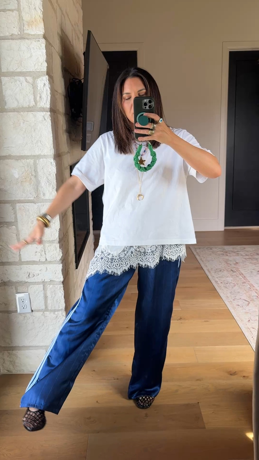 Pinterest mashup look!
Mashed two Pinterest looks together for this cutie!
Tee: XL
Lace cami: XL
Track pants: XL


#LTKTall #LTKootd #LTKMidsize

#LTKgrwm #LTKmomlife #LTKootd