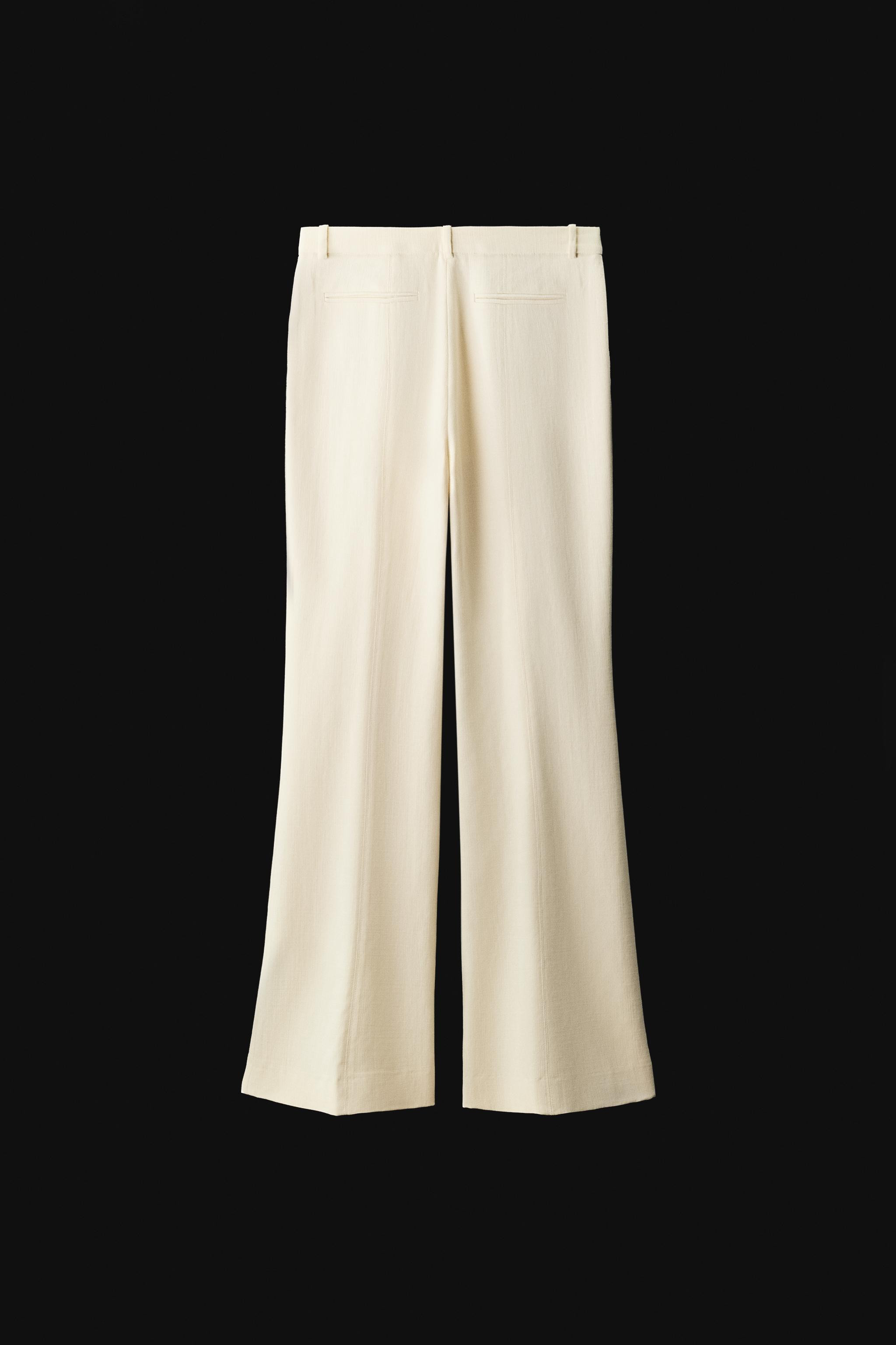 ZW COLLECTION LOW-RISE FLARE TROUSERS | Zara AU