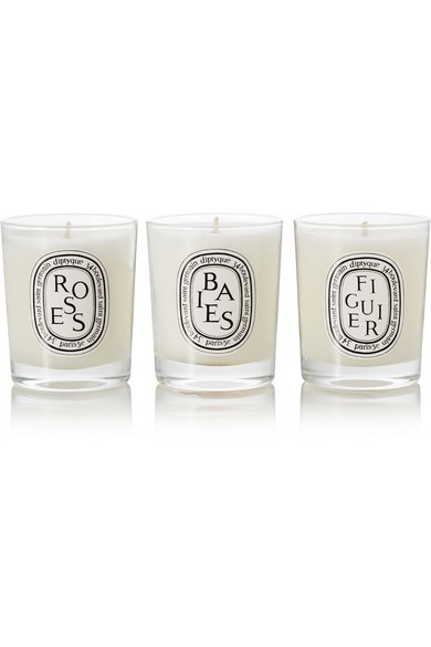 Diptyque - Set Of Three Scented Candles, 3 X 70g - Colorless | NET-A-PORTER (US)